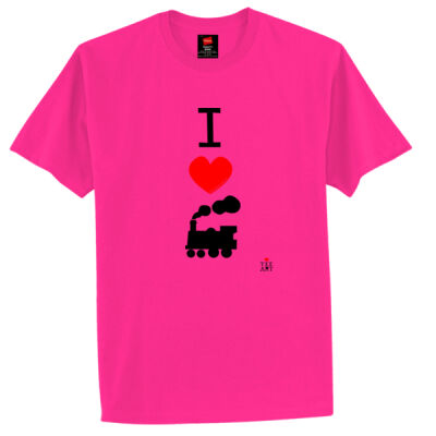 I ❤ TRAINS MEN'S TEE Thumbnail