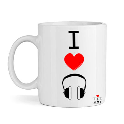 I ❤ HEADPHONES MUG Thumbnail
