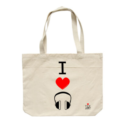 I ❤ HEADPHONES TOTE Thumbnail