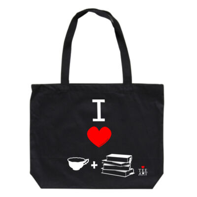 I ❤ TEA + BOOKS TOTE Thumbnail