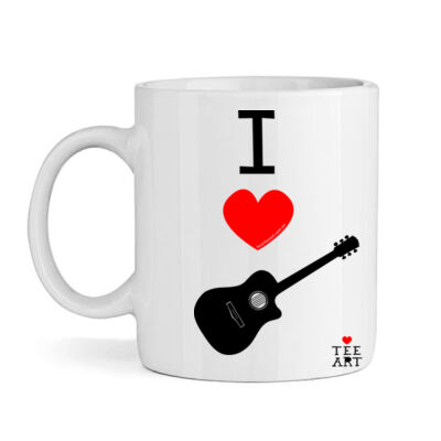 I ❤ ACOUSTIC GUITARS MUG Thumbnail