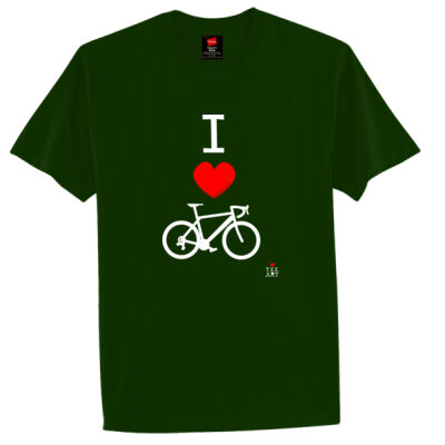 I ❤ ROAD BIKES MEN'S TEE Thumbnail