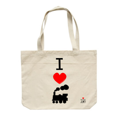 I ❤ TRAINS TOTE Thumbnail