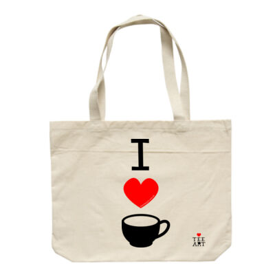I ❤ CAPPUCCINO TOTE Thumbnail