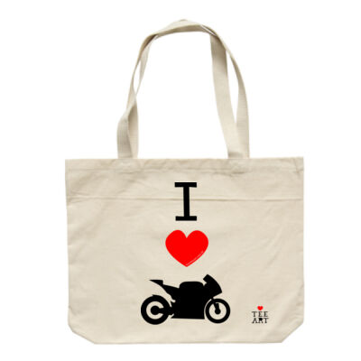 I ❤ MOTORBIKES TOTE Thumbnail
