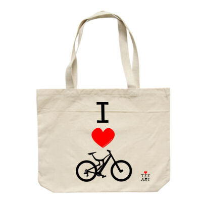 I ❤ MOUNTAIN BIKES TOTE Thumbnail