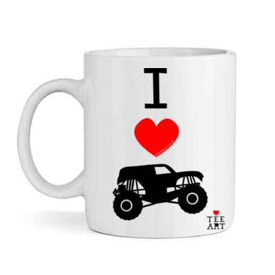 I ❤ MONSTER TRUCKS MUG Thumbnail