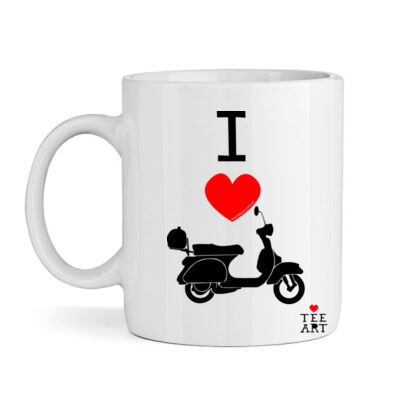 I ❤ MOTOR SCOOTERS MUG Thumbnail