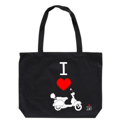 I ❤ MOTOR SCOOTERS TOTE Thumbnail