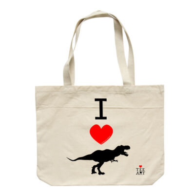 I ❤ T-REXES TOTE Thumbnail