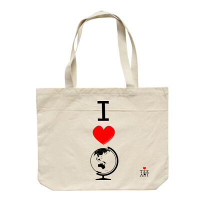 I ❤ GLOBES TOTE Thumbnail