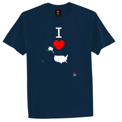 I ❤ USA MEN'S TEE Thumbnail