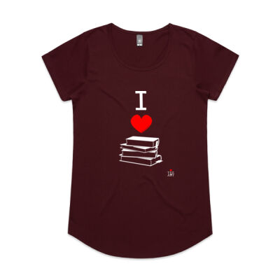 I ❤ BOOKS WOMEN'S TEE Thumbnail