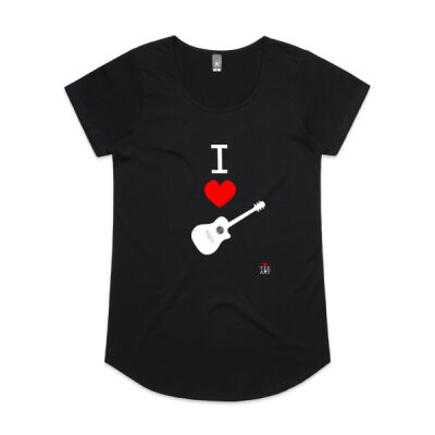 I ❤ ACOUSTIC GUITARS WOMEN'S TEE Thumbnail