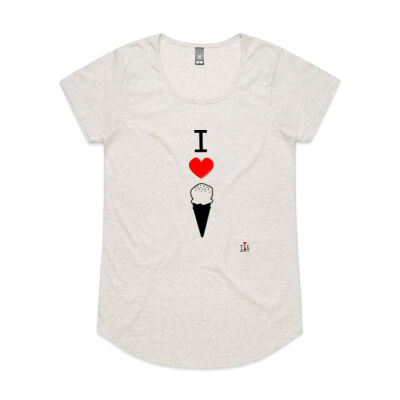 I ❤ ICE CREAM WOMEN'S TEE Thumbnail