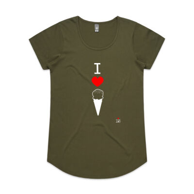 I ❤ ICE CREAM WOMEN'S TEE Thumbnail