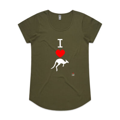 I ❤ KANGAROOS WOMEN'S TEE Thumbnail