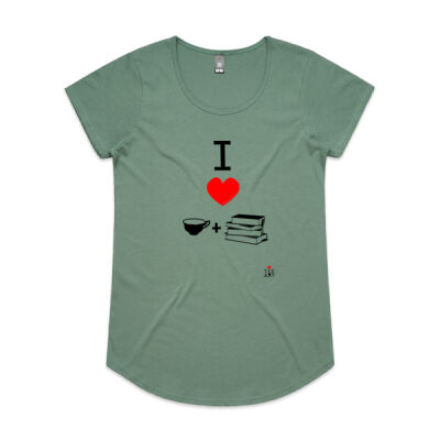 I ❤ TEA + BOOKS WOMEN'S TEE Thumbnail