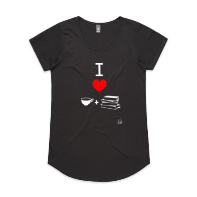 I ❤ TEA + BOOKS WOMEN'S TEE Thumbnail