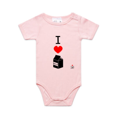 I ❤ MILK BABY ONESIE Thumbnail