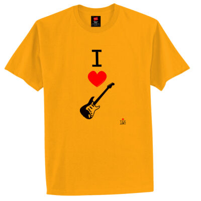 I ❤ ELECTRIC GUITARS MEN'S TEE Thumbnail
