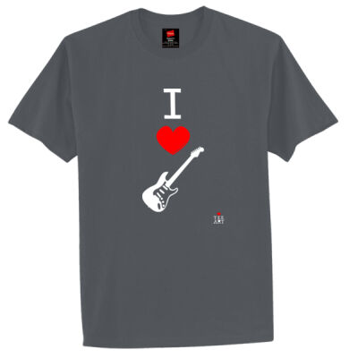 I ❤ ELECTRIC GUITARS MEN'S TEE Thumbnail