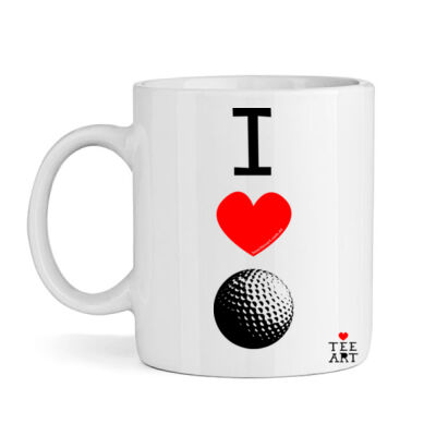 I ❤ GOLF MUG Thumbnail