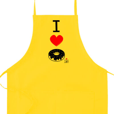 I ❤ DONUTS APRON Thumbnail