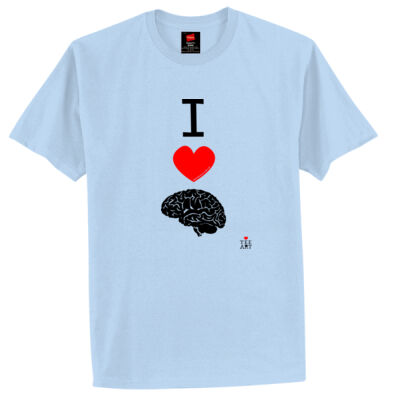 I ❤ BRAINS MEN'S TEE Thumbnail