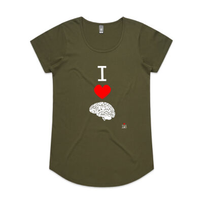 I ❤ BRAINS WOMEN'S TEE Thumbnail