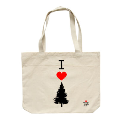 I ❤ FIR TREES TOTE Thumbnail