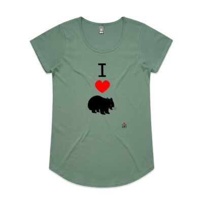I ❤ WOMBATS WOMEN'S TEE Thumbnail