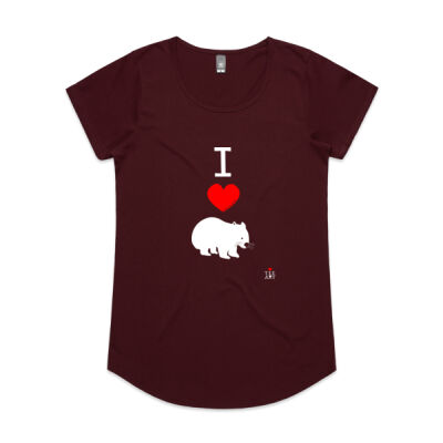 I ❤ WOMBATS WOMEN'S TEE Thumbnail