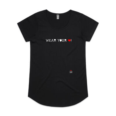 WEAR YOUR HEART WOMEN'S TEE Thumbnail