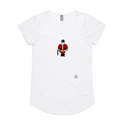 BIKIE SANTA WOMEN'S TEE Thumbnail