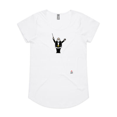 CONDUCTOR SANTA WOMEN'S TEE Thumbnail